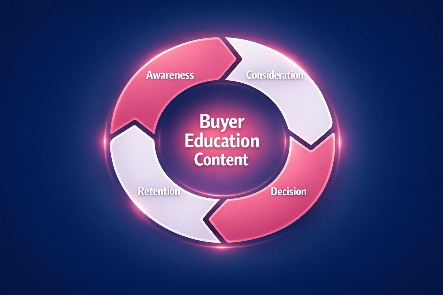 Buyer Education Content: 7 Strategies the Top Revenue Teams Use in 2026 — infographic guide for B2B sales and revenue teams | Revspire