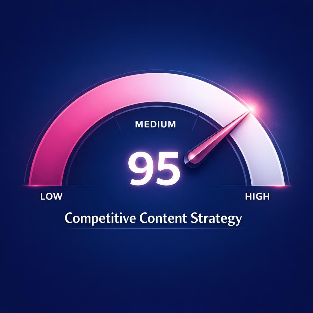 Competitive Content Strategy — key stats, steps and framework infographic for B2B revenue teams | Revspire